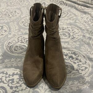 a.n.a Dark Brown Ankle Booties